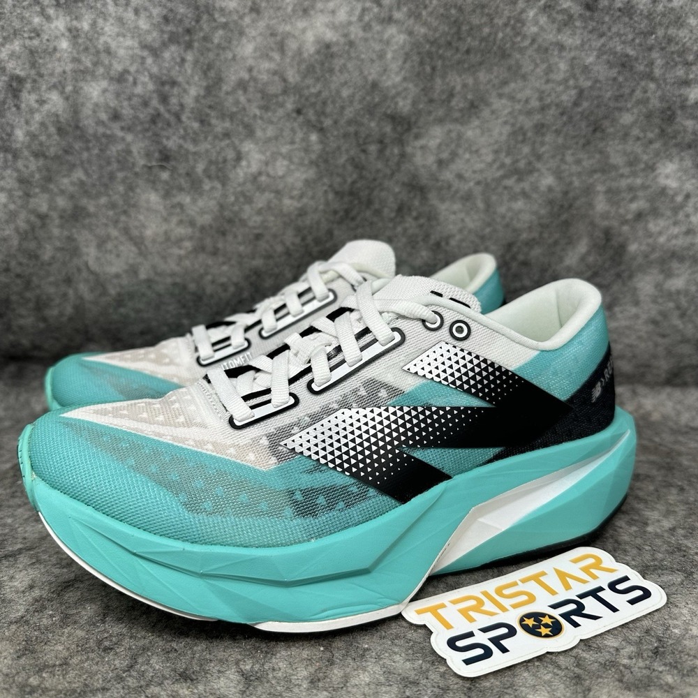 New Balance FuelCell Rebel V4 Running Shoes Womens Size 6.5 White Cyber Jade